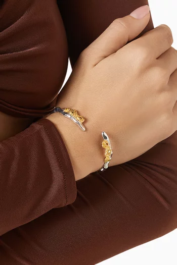 Mini Arroyo Mix Bracelet in 925 Sterling silver & 21kt Gold-plated Silver