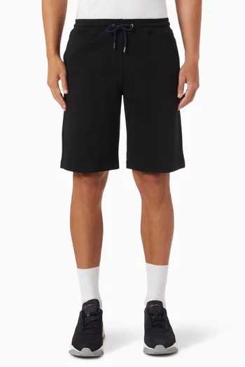 Zebra Track Shorts in Cotton