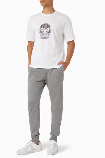 Zebra Slim-fit Sweatpants in Organic Cotton