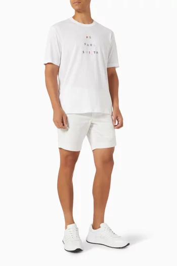 تي شيرت بشعار الماركة قطن