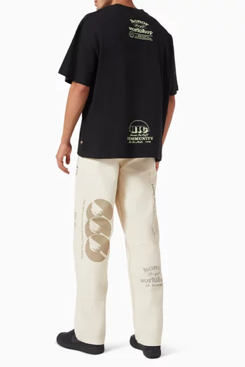 تي شيرت بعبارة Why Not قطن