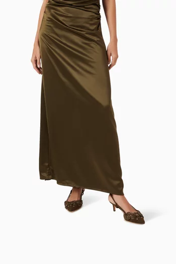 Flower Garden Slingback Pumps in Suede