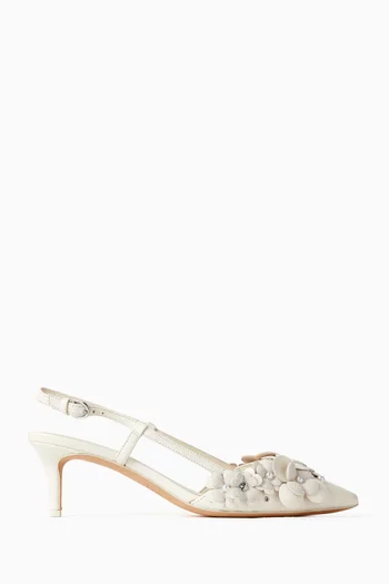 Flower Garden 60 Slingback Pumps