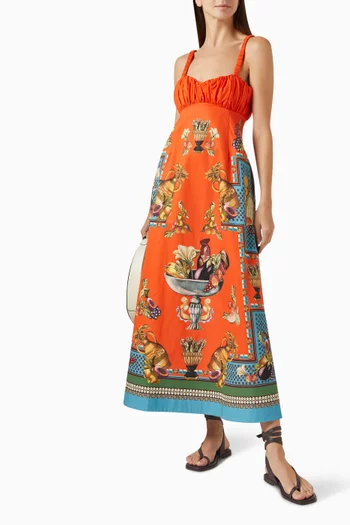 Rocco Midi Dress in Cotton