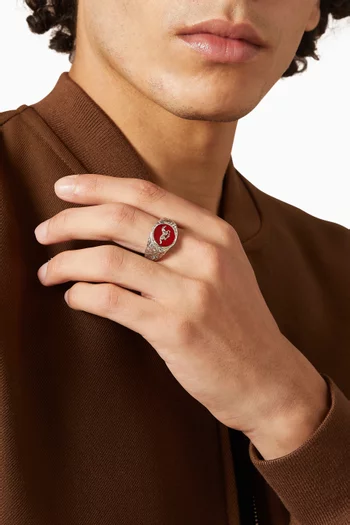 Horse Ring in Sterling Silver