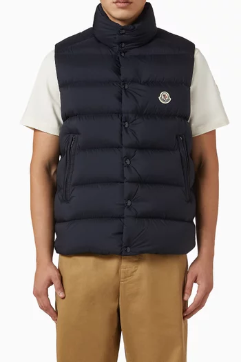 Tibb Down Vest in Nylon