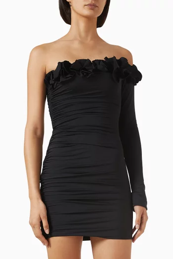 Selvaggio One-shoulder Mini Dress