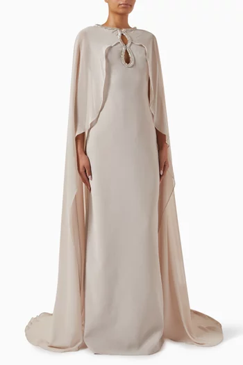 Luther Gown in Crepe