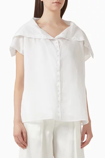 Cape Top in Organic Cotton Poplin