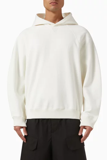 Hooded Sweatshirt in Stretch Cotton