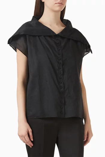 Cape Top in Organic Cotton Poplin