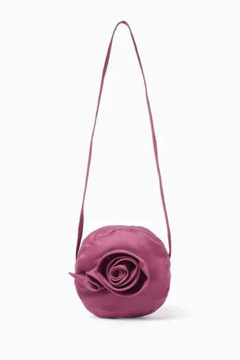 3D Orchid Shoulder Bag