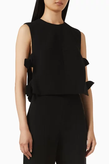 Verushka Top in Crepe