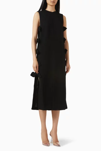 Verushka Midi Dress in Crepe