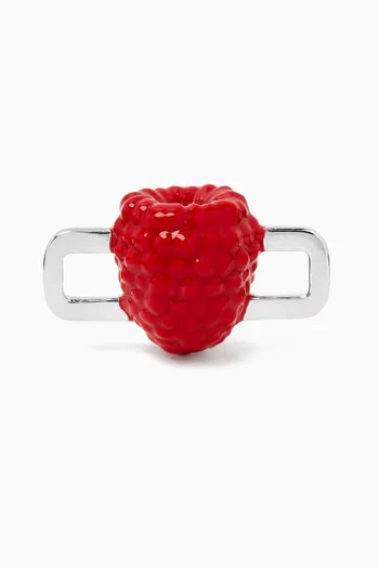 Raspberry Charm in Sterling Silver