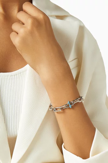 One Charm in Sterling Silver with Enamel