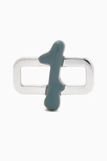 One Charm in Sterling Silver with Enamel