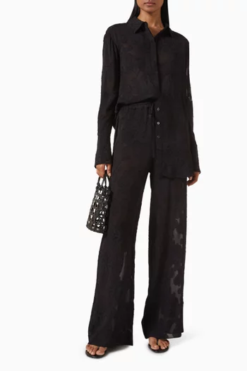 Bowery Drawstring Pant in Viscose