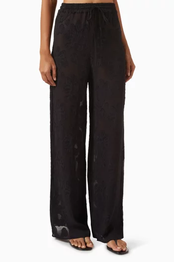 Bowery Drawstring Pant in Viscose