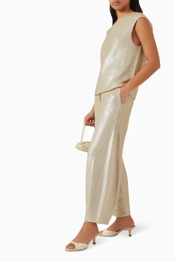 Shane Sequin-embellished Pants