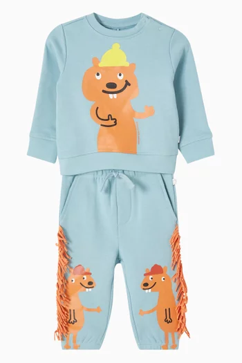 Squirrel Sweatpants in Cotton