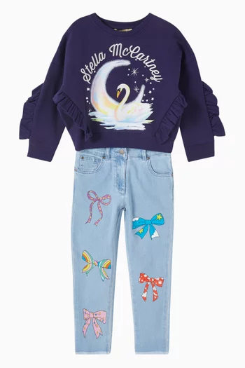 Bows Straight-fit Jeans in Organic Cotton Denim