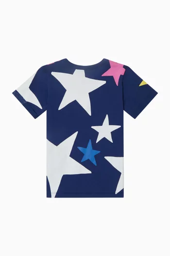 Graphic Print T-shirt in Cotton