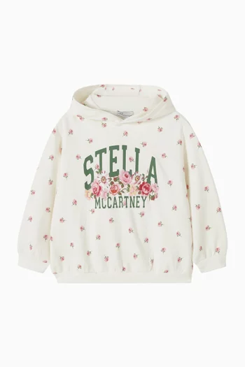 Roses Logo Hoodie in Cotton