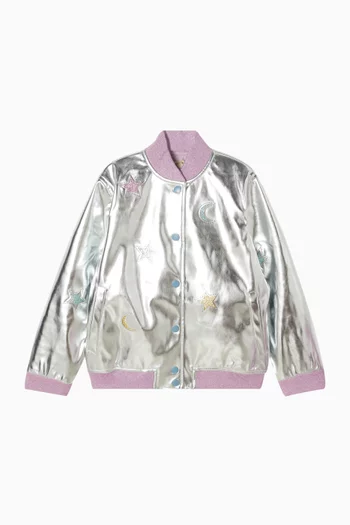 جاكيت بومبر لامع 