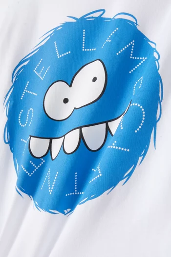Monster Printed T-shirt in Organic Cotton