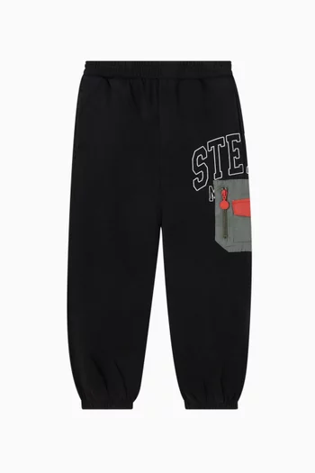 Logo Printed Sweatpants in Cotton