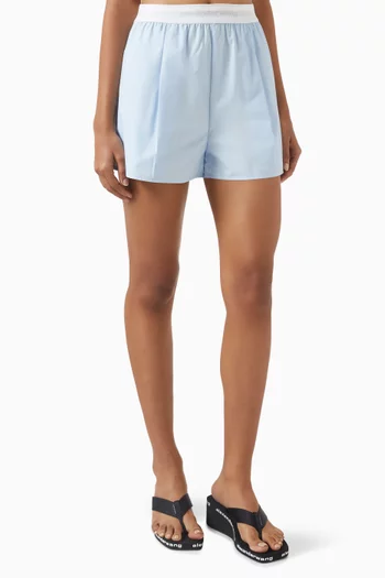 Logo Boxer Shorts in Cotton