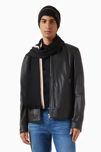 Stripe Scarf & Beanie Set