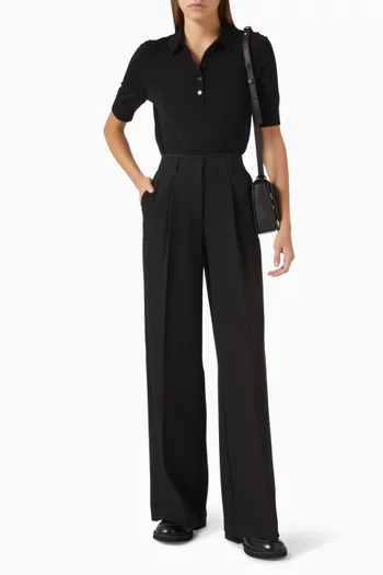 Fidenka Polo Sweater in Wool