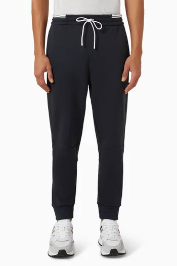 بنطال رياضي مخطط مزيج قطن