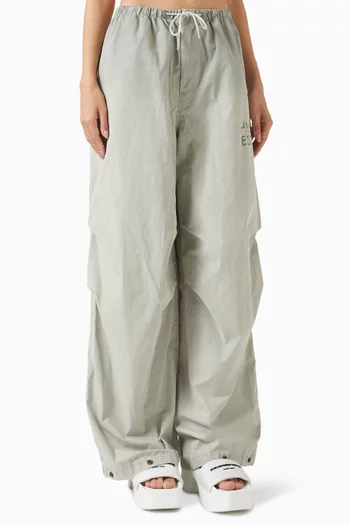 Mid-rise Parachute Pants