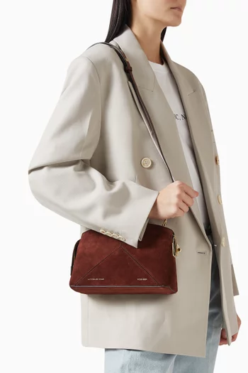 Victoria Crossbody Bag in Suede