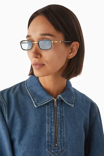 Blake Sunglasses in Acetate & Metal