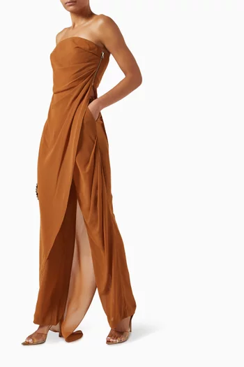 Gaia High-waisted Pants in Chiffon