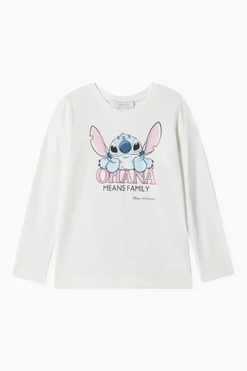 Stitch Graphic Shirt in Cotton