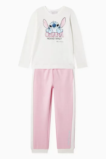 Plain Sweatpants in Stretchy Cotton
