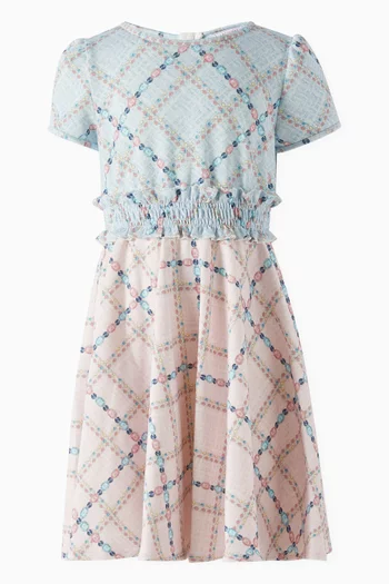 Gemstone Print Dress in Cotton