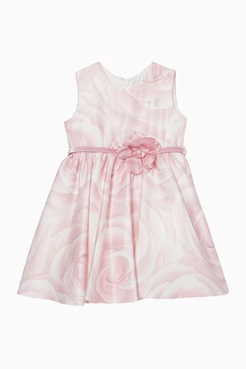 فستان بنقشة زهور