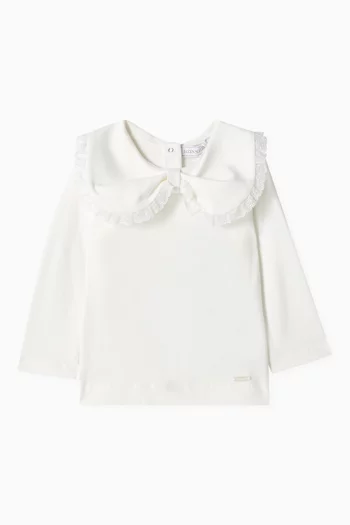Bow T-Shirt in Cotton