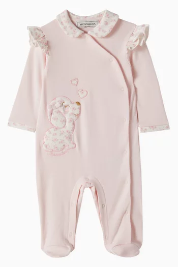 Puppy Floral Pyjama in Cotton