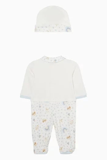 Teddy Print Pyjama Gift Set