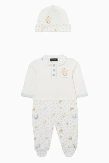 Teddy Print Pyjama Gift Set