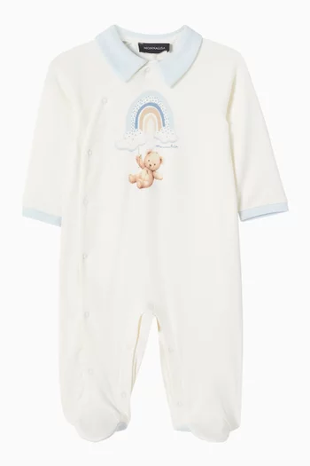 بيجاما بطبعة دب قطن