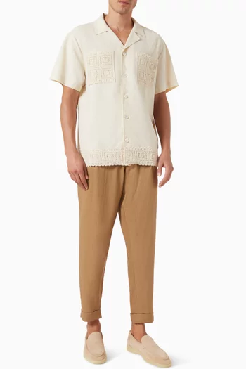 Slim Pants in Linen