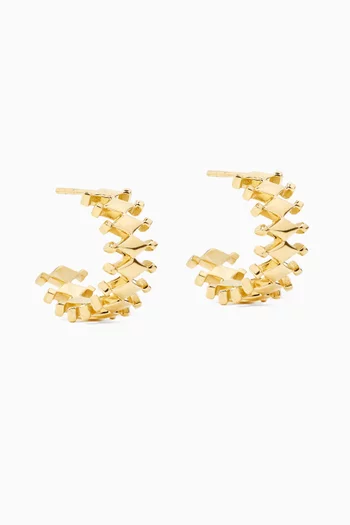 Sahra Hoop Earrings in 18kt Yellow Gold